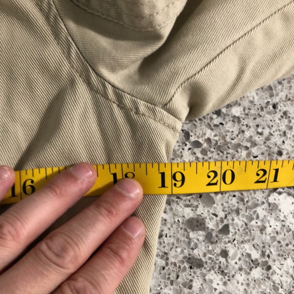 {Converse} Beige Button Down Jean Jacket - image 8